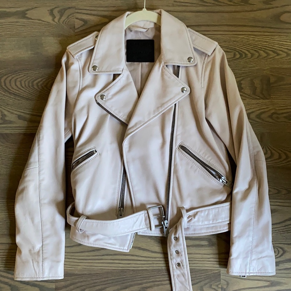All Saints Leather Jacket NWOT